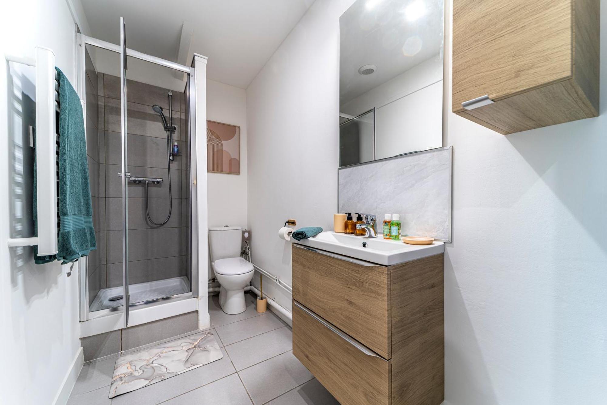 Le Cosy - Free Parking - Proche Gares Lille - Netflix - Wifi Apartment Mons-en-Baroeul Exterior photo